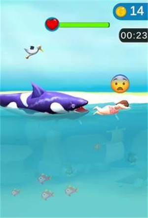 鲨鱼疯狂3D手机版截图2