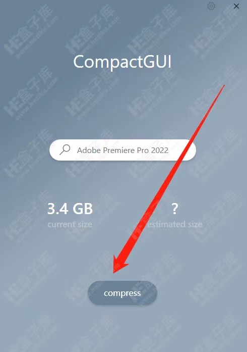 Compact GUI 高效文件压缩工具，可实现压缩应用文件体积而不影响性能